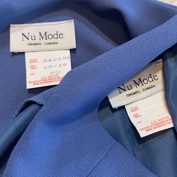 SALE!! Vintage Suit dress 2 piece fits like a 12.    2 - Picture 5 of 13